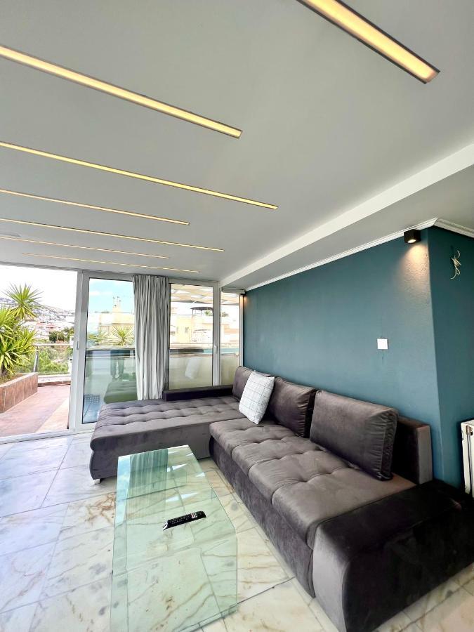 Citycenter Penthouse Mini Private Pool With Hydromassage And Great Town View Atenas Exterior foto